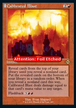 Kalibrierte Explosion (V.2) XMH2-405 Rare Excellent Englisch Foil