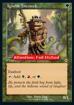 Unedler Hierarch (V.3) XMH2-414 Rare Excellent Deutsch Foil
