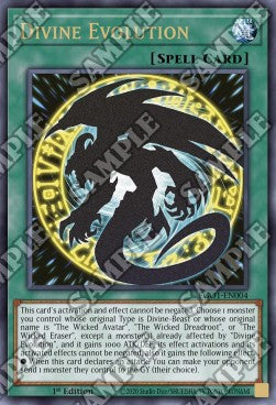 Göttliche Evolution EGO1-004 Ultra Rare Good Deutsch 1. Auflage