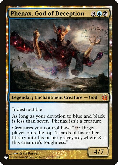 Phenax, God of Deception ZNL-152 Mythic Near Mint Englisch