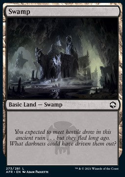 Swamp AFR-273 Land Near Mint Englisch Foil