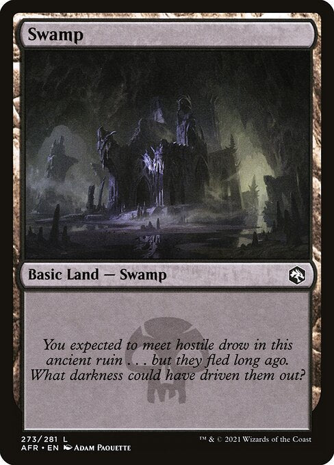 Swamp AFR-273 Land Near Mint Englisch Foil
