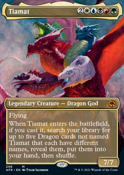Tiamat XAFR-298 Mythic Near Mint Deutsch