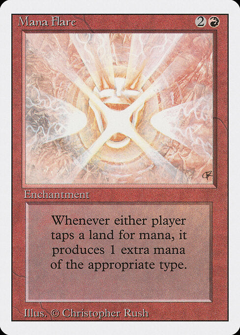 Mana Flare 3ED- Rare Poor Englisch