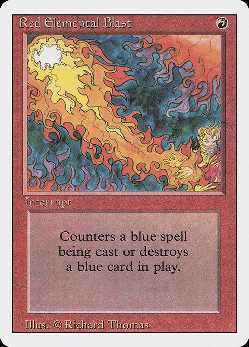 Red Elemental Blast 3ED- Common Excellent Englisch