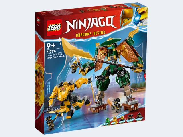 LEGO Ninjago Lloyds und Arins Training-Mechs