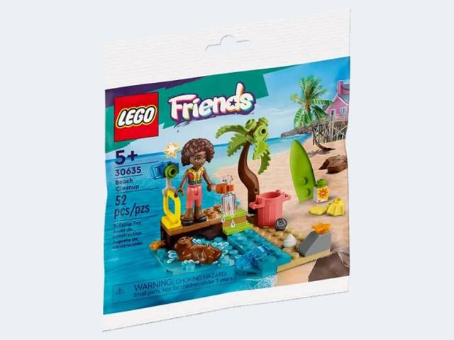 LEGO Polybag Friends Strandreinigungsaktion