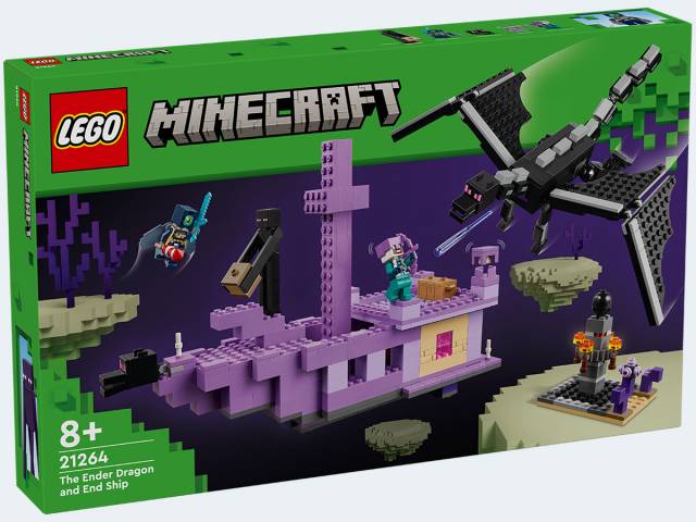 LEGO Minecraft Der Enderdrache und das Endschiff