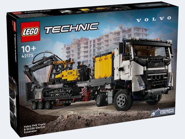 LEGO Technic Volvo FMX LKW mit EC230 Raupenbagger