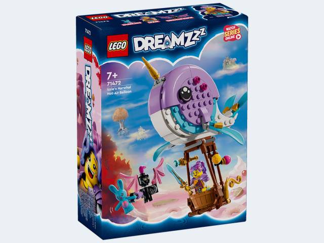 LEGO DreamZzz Izzies Narwal-Heißluftballon