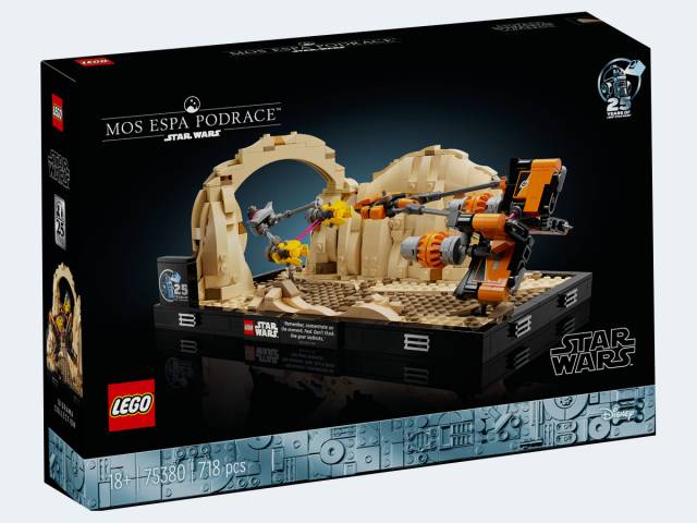 LEGO Star Wars Podrennen in Mos Espa - Diorama