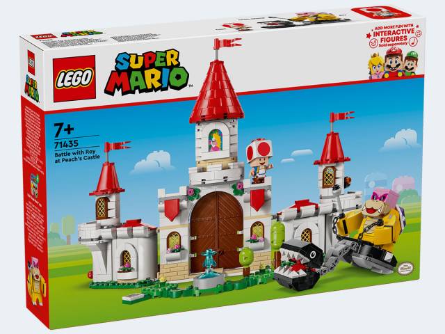 LEGO Super Mario Showdown mit Roy beim Pilz-Palast