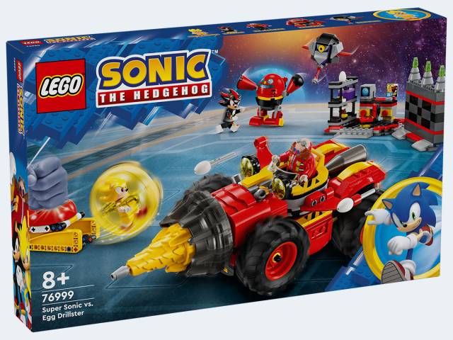 LEGO Sonic Super Sonic vs Egg Drillster
