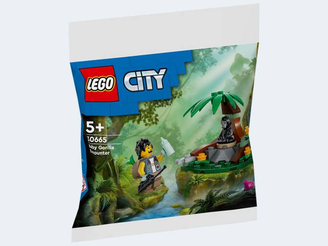 LEGO Polybag City Dschungelforscher + Baby-Gorilla