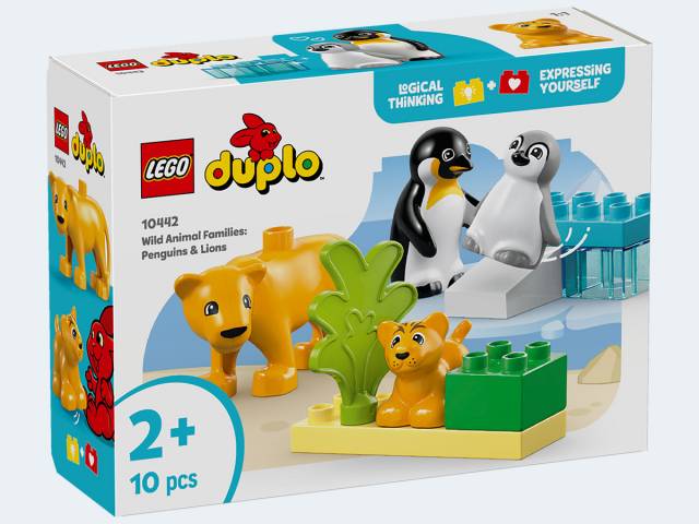 LEGO Duplo Wildtier-Familien Pinguine und Löwen