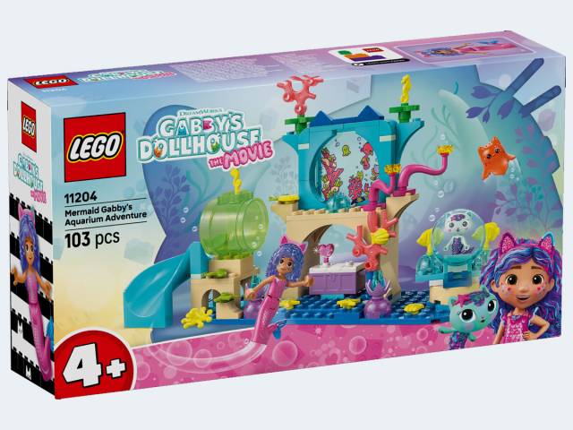 LEGO Gabby's Puppenhaus Meerjungfrau Aquarium Ab.