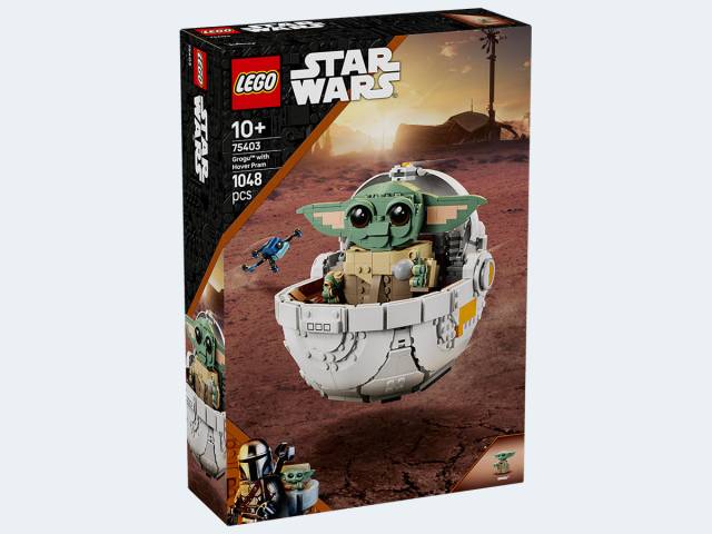 LEGO Star Wars Grogu in seiner Repulsorwiege