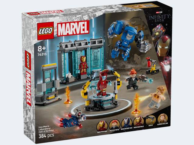 LEGO Marvel Iron Mans Labor: Halle der Rüstungen
