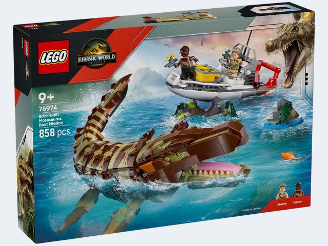 LEGO Jurassic World Mosasaurier: Die Bootsmission