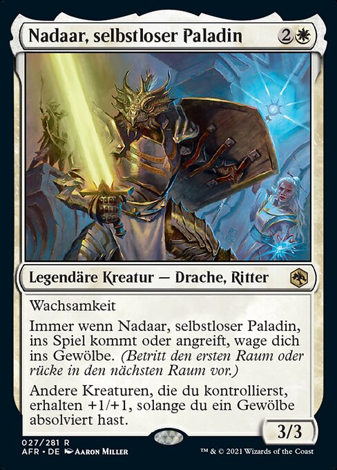 Nadaar, selbstloser Paladin AFR-27 Rare Near Mint Deutsch