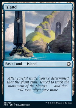 Insel (V.2) AFR-267 Land Near Mint Deutsch Foil