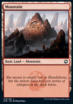 Gebirge (V.1) AFR-274 Land Excellent Englisch Foil