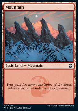 Gebirge (V.2) AFR-275 Land Near Mint Deutsch Foil