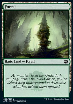 Wald (V.3) AFR-280 Land Excellent Englisch Foil