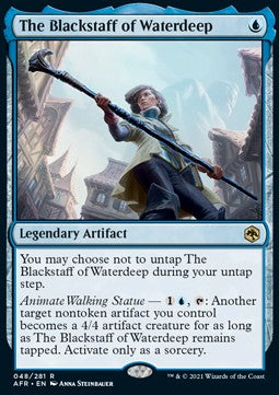The Blackstaff of Waterdeep AFR-48 Rare Near Mint Englisch