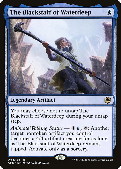 The Blackstaff of Waterdeep AFR-48 Rare Near Mint Englisch