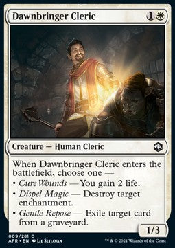Lichtbringer-Kleriker AFR-9 Common Near Mint Deutsch Foil