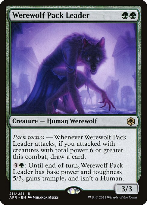 Werwolf-Rudelführerin AFR-211 Rare Excellent Englisch Foil