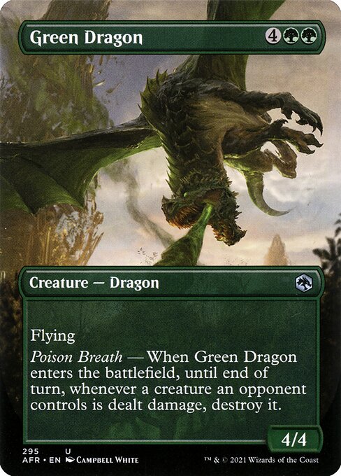 Grüner Drache XAFR-295 Uncommon Excellent Englisch