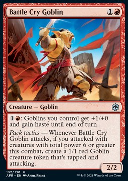 Kampfschrei-Goblin AFR-132 Uncommon Near Mint Deutsch