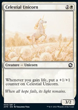 Himmlisches Einhorn AFR-5 Common Excellent Englisch Foil
