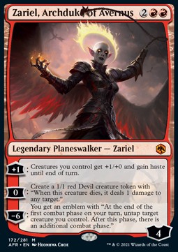 Zariel, Erzherzogin von Avernus AFR-172 Mythic Near Mint Deutsch