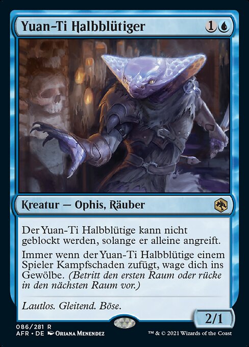Yuan-Ti Halbblütiger AFR-86 Rare Excellent Deutsch
