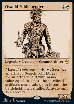 Oswald Fiedelbieger XAFR-304 Rare Excellent Englisch Foil