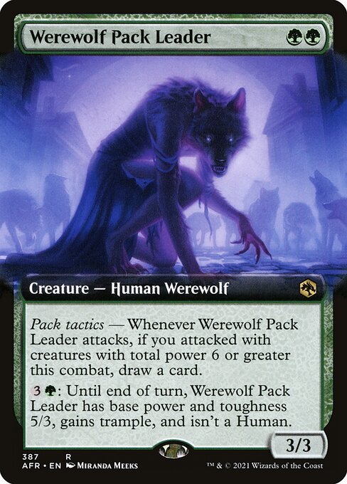 Werwolf-Rudelführerin XAFR-387 Rare Near Mint Englisch