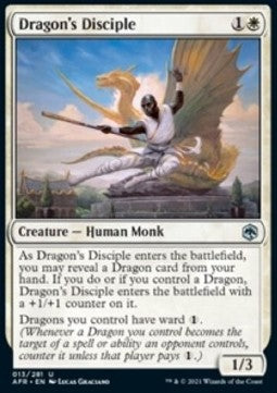 Jünger des Drachen AFR-13 Uncommon Near Mint Deutsch Foil