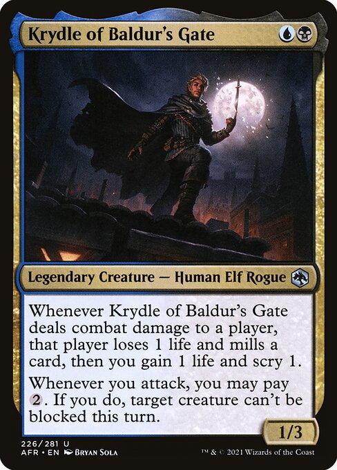Krydle von Baldurs Tor AFR-226 Uncommon Near Mint Englisch Foil