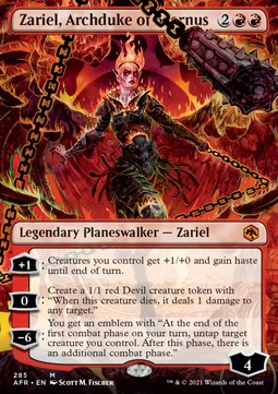 Zariel, Erzherzogin von Avernus XAFR-285 Mythic Near Mint Deutsch