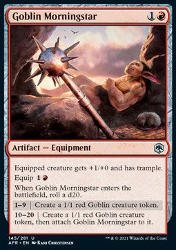 Goblin-Morgenstern AFR-145 Uncommon Near Mint Deutsch Foil