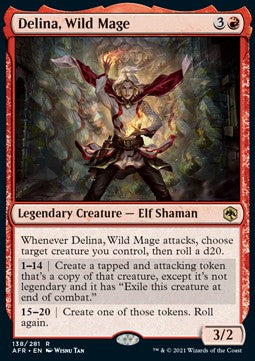 Delina, Wilde Magierin AFR-138 Rare Near Mint Englisch Foil