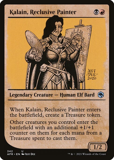 Kalain, zurückgezogene Malerin XAFR-342 Uncommon Near Mint Englisch