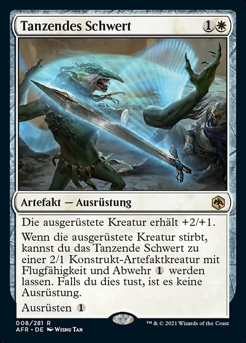 Tanzendes Schwert AFR-8 Rare Near Mint Deutsch