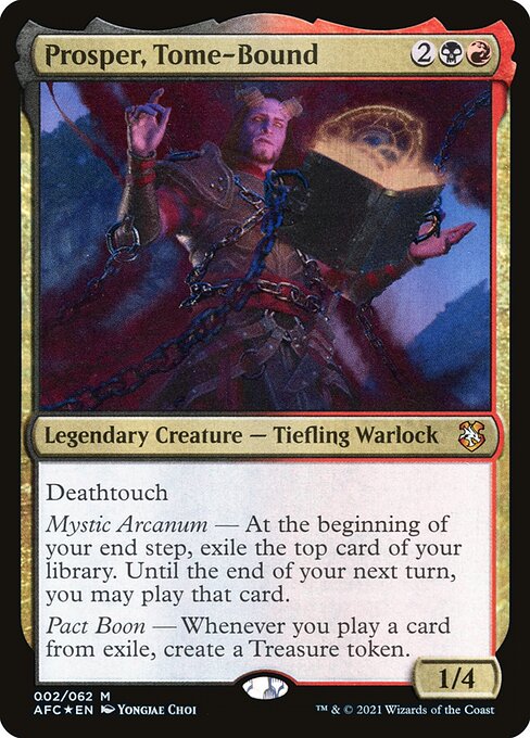 Prosper, Tome-Bound AFC-2 Mythic Near Mint Englisch Foil