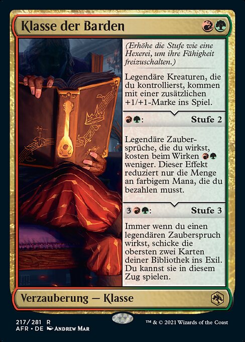 Klasse der Barden AFR-217 Rare Excellent Deutsch