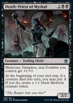 Todespriesterin von Myrkul AFR-95 Uncommon Near Mint Deutsch Foil