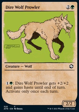 Schreckenswolf-Streuner XAFR-325 Common Near Mint Deutsch Foil